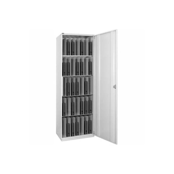 Datum Filing Systems Datum LapTop Tower Storage Locker W/ Right-Hinged Door, Light Gray LTV-1R-T47 - main